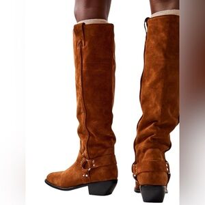 🆕 FREE PEOPLE | LOCKHART HARNESS BOOT | COGNAC | SIZE: 7.5